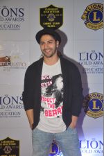 Varun Dhawan at the 21st Lions Gold Awards 2015 in Mumbai on 6th Jan 2015